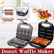 <RedhotS> Donut Maker Machine Donut Maker Double Sided Heating Breakfast Machine Cake Waffle Maker [