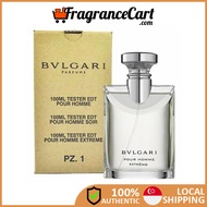 Bvlgari Pour Homme Extreme EDT for Men (100ml Tester) [Brand New 100% Authentic Perfume FragranceCart] Eau de Toilette Bulgari Man Green Sage Grey
