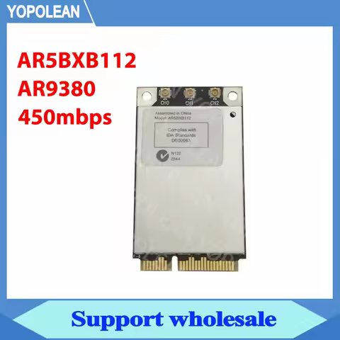 Wifi Card AR5BXB112 AR9380 for Apple iMac A1311 A1312 Atheros Aiport Extreme 450 Mbps Wifi Mini PCI-