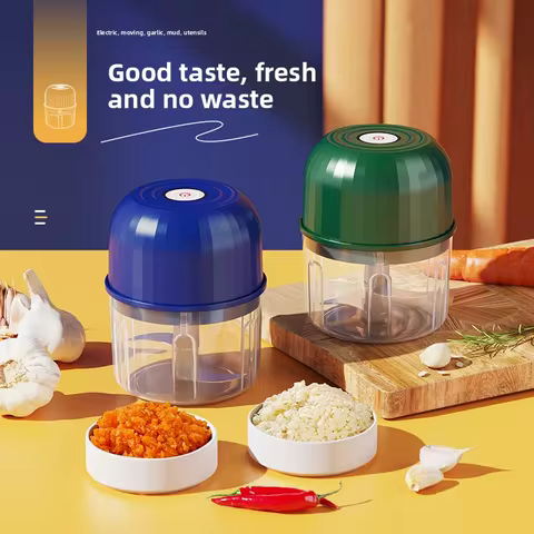 1 electric ginger and garlic grinder, 260mL meat grinder, onion grinder, vegetable and chili crusher