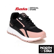 Bata บาจา by North Star รองเท้าผ้าใบสนีคเกอร์ แบบผูกเชือก แฟชั่นลำลอง สวมใส่ง่าย ดีไซน์เท่ห์ สำหรับผู้หญิง สีขาว 5201092 สีดำ 5206092