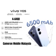 vivo Y05 Budget Phone | 4GB RAM 64GB | 6500mAh Battery | Ready Stock Malaysia
