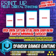 Banner Spanduk ukuran kecil / spanduk partai / spanduk pohon / ukuran 40x60 / desain suka suka