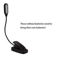 Adjustable LED Clip-On Desk Lamp Battery Powered Flexible Study Reading Battery Learning Book Lamp P