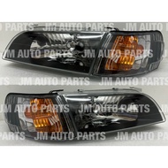 Toyota Corolla 1993 - 1997 AE100 AE-100 Big Body Smoke Black Head Light Head Lamp Corner Light Lamp