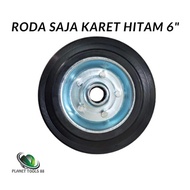 Planet88- 6" inch Trolley Wheels Wheel Only Rubber Wheel/s Trolley Cart Wheel/s