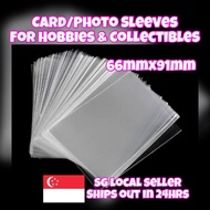 [SG] TCG Card Penny Sleeves High Clear Quality 50 pieces Pack 66 x 91MM | Suitable for Pokemon Magic Yugioh Etc