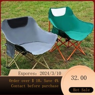 Outdoor Moon Chair Foldable and Portable Leisure Picnic Camping Sitting Reclin