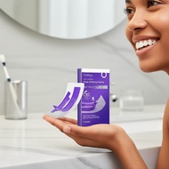 Hydrogen Peroxide Teeth Whitening Strips (7pcs) - Easy At-Home Stain Removal  Jalur Pemutih Gigi Hid