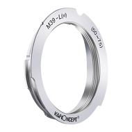 K&amp;F Concept Lens Mount Adapter for Leica 50mm/75mm M39 Mount Lens to Leica M M10