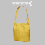 "SG SELLER" TheBagPlace A4 Size tote bag Canvas Tote Bag Crossbody Bag Sling Bag Canvas Material "Fa