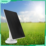 Sunnoony 3W Solar Panel for Micro USB &amp; USB C Outdoor Camera, Monocrystalline 10ft Charging Cable, Waterproof Solar Panel