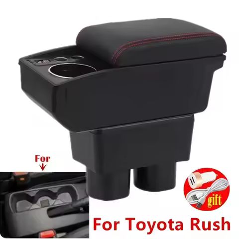 Central armrest box For TOYOTA RUSH Armrest Box For Toyota Avanza Rush Car Armrest box Storage box c