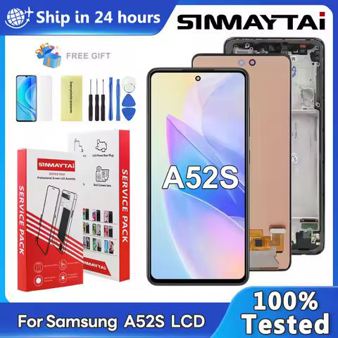 6.56'' A52S Screen For Samsung A52s 5G LCD Display Touch Screen Digitizer Assembly For SAMSUNG A528 