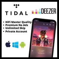 Tidal HiFi Plus 1 Months Private account  (Worldwide and All Devices) with warranty.