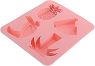 ABOOFAN Coconut Watermelon Mold cookie tray muffin silicone molds hawaiian candy cake baking flamingo candy Ice Cream popsicle mold for home Silicone Popsicle Mold popsicle maker freezer
