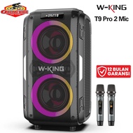 Speaker Bluetooth Karaoke Portable Wireless WKING T9 Pro 2 MIC Spiker 120W TWS W KING