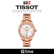 [Official Tissot Warranty] Tissot T101.910.33.116.00 Women's PR 100 Sport Chic Quartz Rose Gold Watch T1019103311600