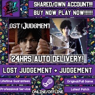 Lost Judgement + Judgement Bundle [Auto Delivery] [Steam Online & Offline] (Full DLC) Cyber Space PC