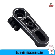 LUMINISCENCIA Servo Arm, 7075 25T Aluminum Steering Horn,  Black Adjustable 15.5 to 20mm Servo Swing