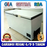 Chest Freezer Low Temperatur Gea Ab-375lt Box Kabinet Pembeku 375 Lite