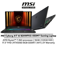 MSI Cyborg A17 AI B2HWFKG-050MY (RYZEN 7-260/16GB OR 32GB DDR5 /512GB SSD/17.3" FHD 144HZ/RTX5060 8G