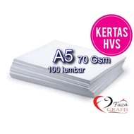 A5 70gsm hvs paper, 100 sheets