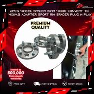 2Pcs Wheel Spacer 15mm 4x100 Convert to 4x114.3 adapter Sport rim spacer plug n play center cone 67m