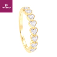 HABIB Diamond Ring in 375/9K Yellow Gold (Heart) 264490722(YG)