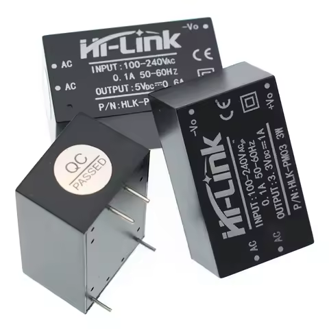 HLK-PM01 HLK-PM03 HLK-PM12 AC-DC 220V to 5V/3.3V/12V Mini Power Supply Module Intelligent Household 
