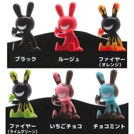 SO-TA Japanese First Edition Capsule Toy Capsule Toy Designer Doll Baby Hee Hee Belly BLACK RABBIT D