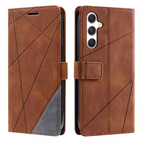 Leather Case A56/A36/A26/A16/A06 Flip Cover for Samsung Galaxy A56 SM-A566 A55 Capa Magnetic Luxury 