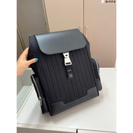 Italian Backpack Nylon with Cowhide Travel Backpack Laptop Bag RI888888