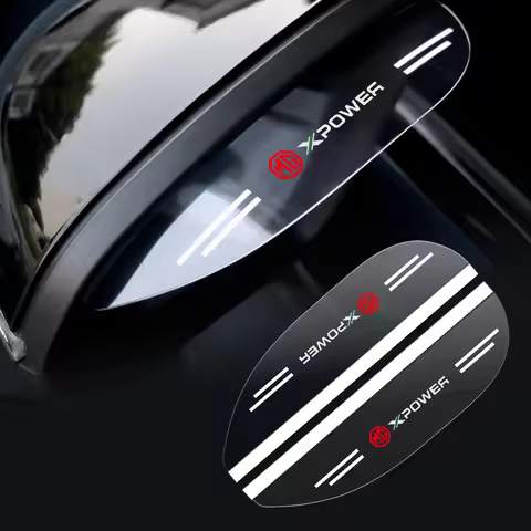 2pcs PVC Car Rearview Mirror Rain Eyebrow Cover Waterproof Sticker For MG MORRIS GARAGES ZS GS ZT HS