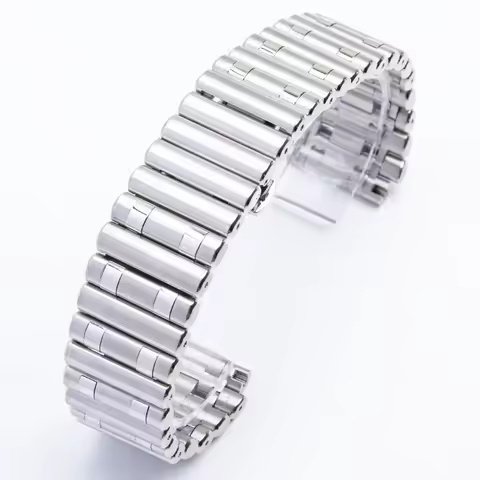 High Quality Stainless Steel Watchband 22mm For Breitling Strap 42mm Dial CHRONOMAT AB0134 Silver So