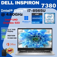 Dell Inspiron 7380 i7-8565U 8th Gen 13.3" FHD Laptop 16GB RAM 512GB SSD Windows 11 Student Business 