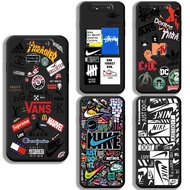 Samsung Galaxy A8 A9 A90 A91 A9S A8 Plus A9 Star 5G Phone Case Trendy Brand Shockproof Matte Soft TPU Cover