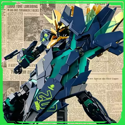 [IN STOCK]SUPA 1/100 Mgex Banshee Unit‑02 RX-0 Unicorn Stand‑alone With Base Decals Assembly Model K