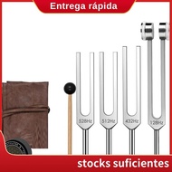Frequency Tuning Fork Set-Weighted& Unweighted 128Hz 432Hz 512Hz 528Hz Tools with Activator, Mallet&