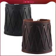 [Lohobby] Soft Leather Arm Armor Cuff Wrist Protector Gauntlet Bracer for Women Men
