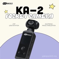 【KiTBEEZ KA-2】Pocket Action Camera 270° Rotatable 4K HD WiFi Mini Camera Waterproof Case for Sports 