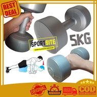 Dumbbles Plastic Barbell 5kg Gym Fitness Equipment
