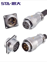 @ Ready Straw! " WS24-2-3-4-9-10-12-19 Core Aviation Plug Socket Connector TQ/Z Connector Reverse In