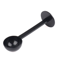 FAMY Tamping Scoop 2 in 1 for Coffee Powder Coffeeware Measuring Tamper Spoon Plastic FAA