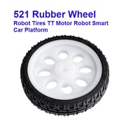 521 Rubber Wheel Robot Tires TT Motor Smart Car Platform