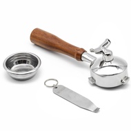 Neouza 58mm - 3 Tai portafilter cà phê Espresso Máy vòi đôi giỏ không áp lực tương thích: barsetto/B