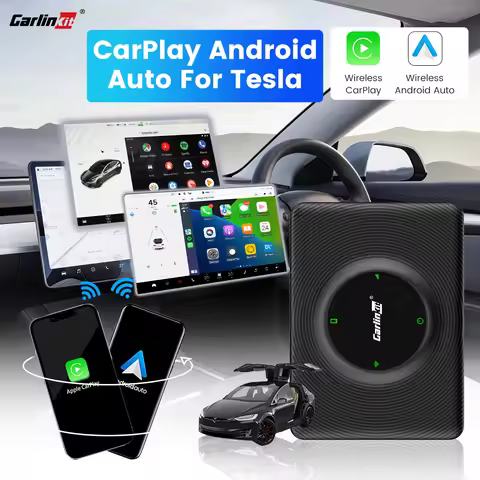 CarlinKit 4.0 For Tesla Upgrade Universal CarPlay Wireless Android Auto Model 3 Model Y X S 5Ghz WiF