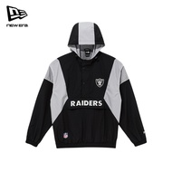 New Era Las Vegas Raiders NFL Black Windbreaker Anorak Jacket