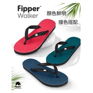 Fipper Walker Official Genuine Flip-Flops Natural Rubber Anti-Slip Wear-Resistant Beach Slippers Cou
