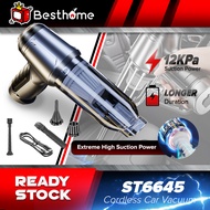 Newest ST6645 Pro Silver grey brushless motor car vacuum cleaner 12Kpa Extreme high suction power